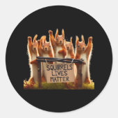 Eekhoornlevens Sticker (Voorkant)