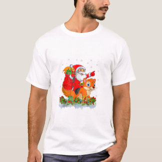 Eekhoornliefhebber Santa Riding T-shirt