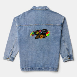 Eekhoornnoot baby shower  denim jacket