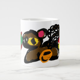 Eekhoornnoot baby shower  grote koffiekop