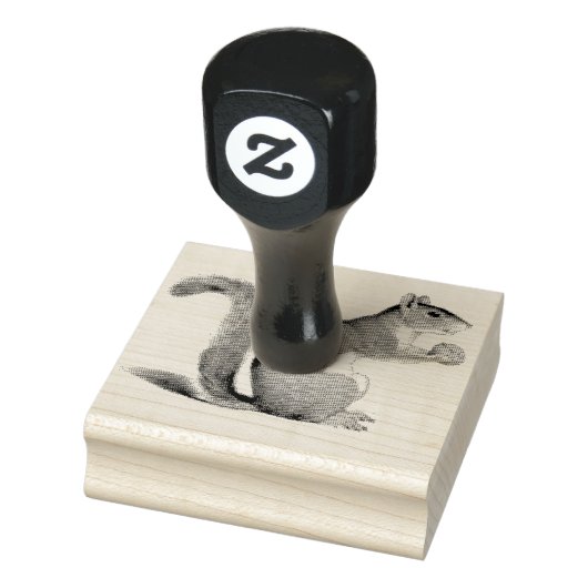 Eekhoornnoot  illustratie rubberstempel (Stempel)
