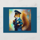 Eekhoornpolitieman Briefkaart (Voorkant)