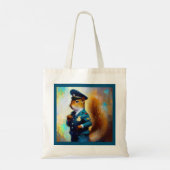 Eekhoornpolitieman Tote Bag (Achterkant)