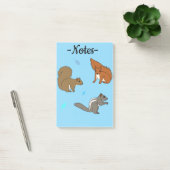 Eekhoorns Blauw Post-it® Notes (Kantoor)