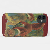 eekhoorns, boscreten, wilde dieren Case-Mate iPhone case (Achterkant (horizontaal))