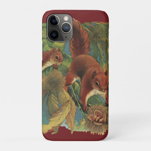  eekhoorns, boscreten, wilde dieren Case-Mate iPhone case (Achterkant)