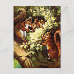  eekhoorns briefkaart