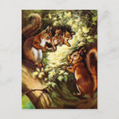  eekhoorns briefkaart (Voorkant)