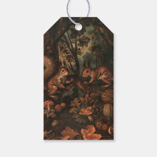 Eekhoorns - Cadeau Labels Cadeaulabel (Voorkant)