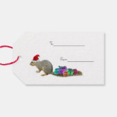 Eekhoorns Cadeaus Cadeau Labels Cadeaulabel (Achterkant Horizontaal)