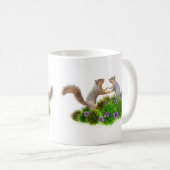 Eekhoorns dansen in de Grass Mok (Voorkant rechts)