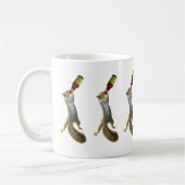 Eekhoorns Drink bier Koffiemok (Links)