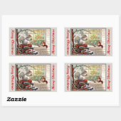 eekhoorns en Chipmunk Kerst stickers (Vel)