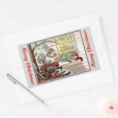 eekhoorns en Chipmunk Kerst stickers (Envelop)