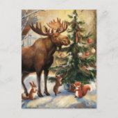 Eekhoorns en Eekhoorns Kerstmis Briefkaart (Voorkant)