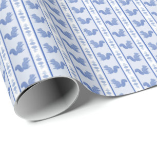 Eekhoorns en Hydrangea's  Cadeaupapier