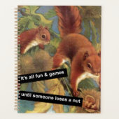 Eekhoorns Fun Games en eikels en Fall Leaves Planner (Voorkant)