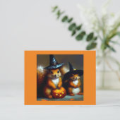 Eekhoorns Halloween Briefkaart (Staand voorkant)