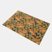 Eekhoorns in Bomen Art Nouveau Deurmat (Schuin)