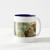 Eekhoorns in paddenstoelen Mok (Voorkant rechts)