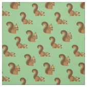 Eekhoorns Kinder Cartoon Stof (Swatch)