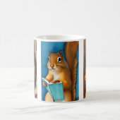 Eekhoorns Leesboeken Waterverf Illustraties Koffiemok (Center)