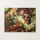 eekhoorns legpuzzel (Horizontaal)