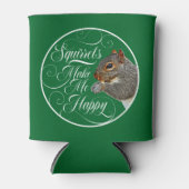 Eekhoorns maken me gelukkig - eekhoorntje kan koel blikjeskoeler (Voorkant)