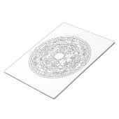 Eekhoorns Mandala Colour Book Pad Notitieblok (Schuin)