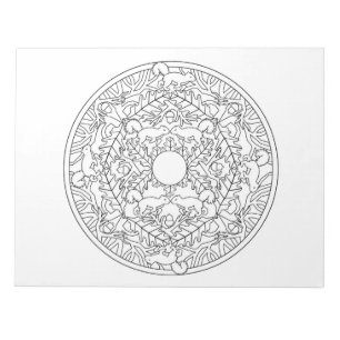 Eekhoorns Mandala Colour Book Pad Notitieblok