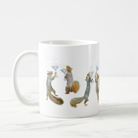 Eekhoorns met Cocktails Mok (Links)