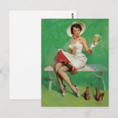 Eekhoorns omhoog briefkaart (Voorkant / Achterkant)