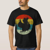 Eekhoorns retro  silhouette 70s t-shirt (Voorkant)