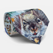 eekhoorns stropdas (Opgerold)