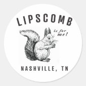 Eekhoorns van Lipscomb Stickers (Voorkant)