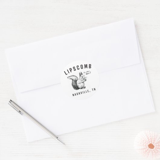 Eekhoorns van Lipscomb Stickers (Envelop)