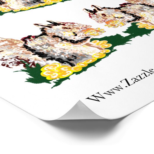 Eekhoorns voor afdruk, Poster (Matte) (Hoek)