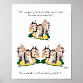 Eekhoorns voor afdruk, Poster (Matte) (Voorkant)