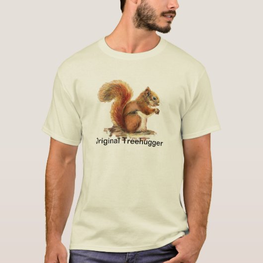 Eekhoorns zijn de Originele Humor Treehuggers T-shirt (Voorkant)