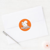 Eekhoorns zijn gewoon homoratten ronde sticker (Envelop)
