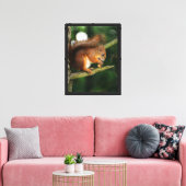 Eekhoornschat Canvas Afdruk (Insitu (Woonkamer))
