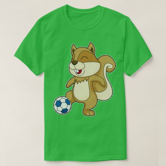 Eekhoornspeler Voetbal T-shirt (Design voorkant)