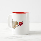 Eekhoornstokjes Hartstikke Mok (Voorkant links)