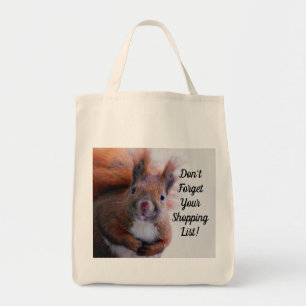 Eekhoorntas Niet Vergeten Tote Bag