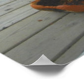 Eekhoorntje met pompoen poster (Hoek)