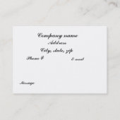 eekhoorntje visitekaartje (Achterkant)