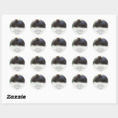 Eekhoorntjes Adresetiketten Ronde Sticker (Vel)