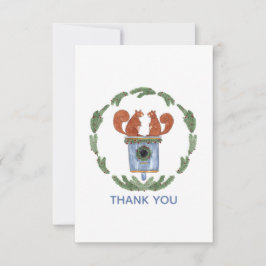 Eekhoorntjes Bedankkaart