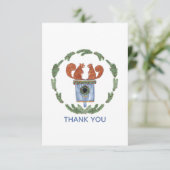 Eekhoorntjes Bedankkaart (Staand voorkant)