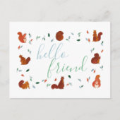 Eekhoorntjes Briefkaart (Voorkant)